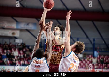 Austin Daye (Umana Reyer Venezia) während der Basketball EuroCup Championship Umana Reyer Venezia gegen Ratiopharm Ulm am 02. Februar 2022 im Palasport Taliercio in Venedig, Italien (Foto: Mattia Radoni/LiveMedia/NurPhoto) Stockfoto