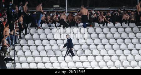 Träger während des Copa Del Rey-Spiels zwischen Rayo Vallecano und RCD Mallorca im Estadio de Vallecas in Madrid. (Foto von DAX Images/NurPhoto) Stockfoto