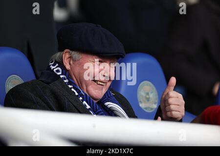 Barry Fry Peterborough Director of Football wird vor dem Spiel der vierten Runde des Emirates FA Cup zwischen Peterborough United und den Queens Park Rangers im Weston Homes Stadium, Peterborough, am Samstag, 5.. Februar 2022, abgebildet. (Foto von James Holyoak/MI News/NurPhoto) Stockfoto