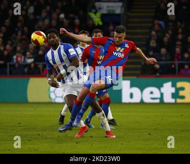 Martin Kelly vom Crystal Palace während der vierten Runde des FA Cup zwischen Crystal Palace und Hartlepool United am 5.. Februar 2022 im Selhurst Park Stadium, London (Foto by Action Foto Sport/NurPhoto) Stockfoto