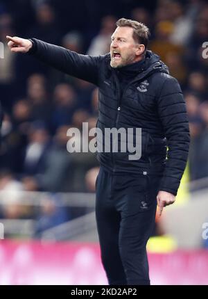 Rodrigo Bentancur von Tottenham Hotspur während der Premier League zwischen Tottenham Hotspur und Southampton im Tottenham Hotspur-Stadion, London, England, am 09.. Februar 2022 (Foto by Action Foto Sport/NurPhoto) Stockfoto