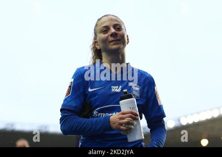 Veatriki Sarri aus Birmingham City, aufgenommen während des Barclays FA Women's Super League-Spiels zwischen Birmingham City und Tottenham Hotspur am Sonntag, 13.. Februar 2022 in St. Andrews, Birmingham. (Foto von Kieran Riley/MI News/NurPhoto) Stockfoto