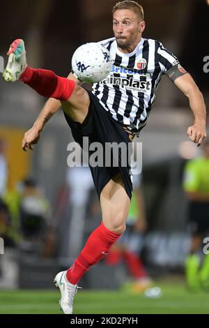 Ascoli Calcio Kapitän Federico Dionisi, ein Verein in der italienischen Serie B Fußball Liga. (Foto von Riccardo Fabi/NurPhoto) Stockfoto