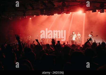 La Maravillosa Orquesta Alkoholkonzert in La Riviera, am 18. Februar 2022, im Sala la Riviera, Madrid, Spanien. (Foto von Jon Imanol Reino/NurPhoto) Stockfoto