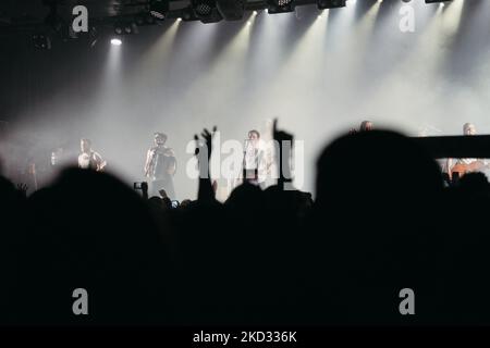 La Maravillosa Orquesta Alkoholkonzert in La Riviera, am 18. Februar 2022, im Sala la Riviera, Madrid, Spanien. (Foto von Jon Imanol Reino/NurPhoto) Stockfoto