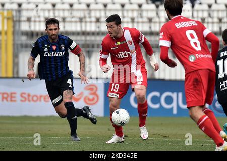 Andrea Favilli (Monza) beim Spiel der italienischen Fußball-Serie B AC Monza gegen AC Pisa am 19. Februar 2022 im Stadio Brianteo in Monza (MB), Italien (Foto: Gabriele Masotti/LiveMedia/NurPhoto) Stockfoto