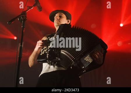 La M.O.D.A. tritt während der La Riviera in Madrid auf. 19. Februar 2022 Spanien (Foto von Oscar Gonzalez/NurPhoto) Stockfoto