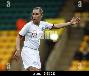 Jordan Nobbs (Arsenal) von Engländern Frauen während des Arnold Clark Cups zwischen Engländern Frauen und Spanien in der Carrow Road, Norwich am 20.. Februar 2022 (Foto by Action Foto Sport/NurPhoto) Stockfoto