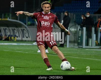 Di Chiara Gianluca Reggina, aufgenommen während des italienischen Fußballspiel der Serie B Frosinone gegen Reggina am 23. Februar 2022 im Benito Stirpe Stadion in Frosinone, Italien (Foto: Valentina Giannettoni/LiveMedia/NurPhoto) Stockfoto