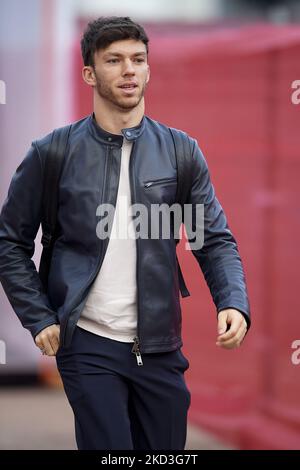 Pierre Gasly aus Frankreich und die Scuderia AlphaTauri während des dritten Tages von F1 Tests auf dem Circuit de Barcelona-Catalunya am 24. Februar 2022 in Barcelona, Spanien. (Foto von Jose Breton/Pics Action/NurPhoto) Stockfoto