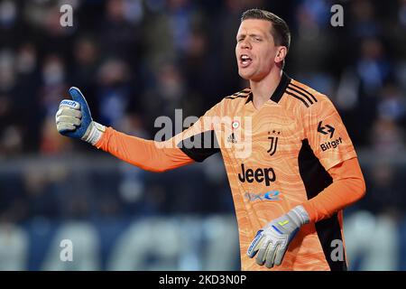 Wojciech Szczesny (Juventus FC) während des spiels der italienischen Fußballserie A des FC Empoli gegen den FC Juventus am 26. Februar 2022 im Stadion Carlo Castellani in Empoli, Italien (Foto: Lisa Guglielmi/LiveMedia/NurPhoto) Stockfoto