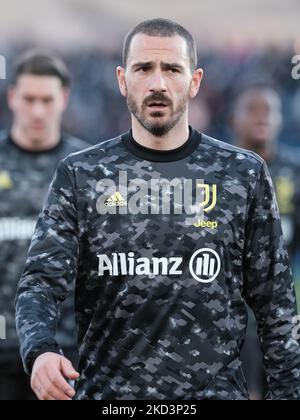 Leonardo Bonucci während des Spiels der Serie A zwischen Empoli und Juventus in Empoli, am 26. Februar 2022(Foto: Loris Roselli/NurPhoto) Stockfoto