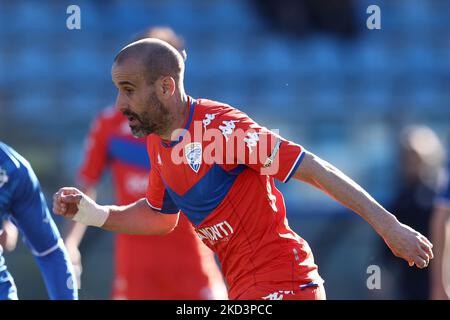 Rodrigo Palacio (Brescia Calcio) beim Spiel Como 1907 gegen Brescia Calcio am 26. Februar 2022 im Stadio Giuseppe Sinigaglia in Como, Italien (Foto: Francesco Scaccianoce/LiveMedia/NurPhoto) Stockfoto