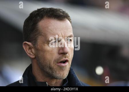 Millwall-Manager Gary Rowett während des Sky Bet Championship-Spiels zwischen Millwall und Sheffield United am Samstag, 26.. Februar 2022 in Den, London. (Foto von Ivan Yordanov/MI News/NurPhoto) Stockfoto