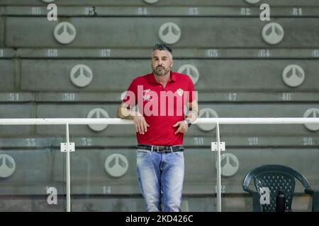 Cheftrainer Marco Capanna (SIS Roma) beim Wasserball-Spiel der italienischen Serie A1 Frauen SIS Roma gegen RN Florentia am 01. März 2022 im Polo Acquatico Frecciarossa in Roma, Italien (Foto: Luigi Mariani/LiveMedia/NurPhoto) Stockfoto