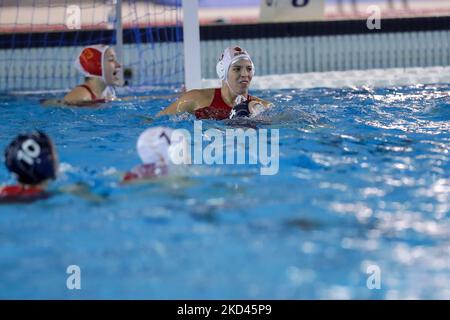 C. Ranalli (SIS Roma) beim Wasserball-Spiel der italienischen Serie A1 Frauen SIS Roma gegen RN Florentia am 01. März 2022 im Polo Acquatico Frecciarossa in Roma, Italien (Foto: Luigi Mariani/LiveMedia/NurPhoto) Stockfoto