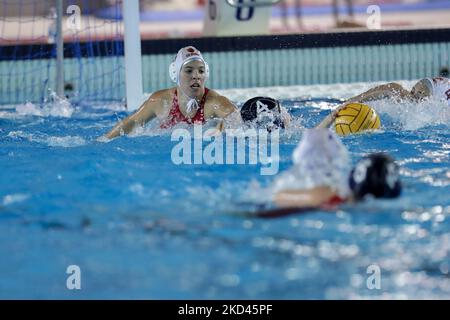 C. Ranalli (SIS Roma) beim Wasserball-Spiel der italienischen Serie A1 Frauen SIS Roma gegen RN Florentia am 01. März 2022 im Polo Acquatico Frecciarossa in Roma, Italien (Foto: Luigi Mariani/LiveMedia/NurPhoto) Stockfoto