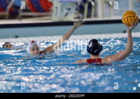 A. Cocchiere (SIS Roma) beim Wasserball-Spiel der italienischen Serie A1 Frauen SIS Roma gegen RN Florentia am 01. März 2022 im Polo Acquatico Frecciarossa in Roma, Italien (Foto: Luigi Mariani/LiveMedia/NurPhoto) Stockfoto