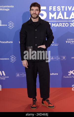 Alfonso Bassave nimmt an der Präsentation des Filmfestivals von Malaga 25. im Hotel „Rosewood Villa Magna“ in Madrid, Spanien Teil (Foto von Carlos Dafonte/NurPhoto) Stockfoto