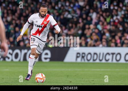 Bebe von Rayo Vallecano de Madrid während des Halbfinalmatches Copa del Rey zwischen Betis und Rayo im Estadio Benito Villamarin am 03. März 2022 in Sevilla, Spanien. (Foto von Jose Luis Contreras/DAX Images/NurPhoto) Stockfoto