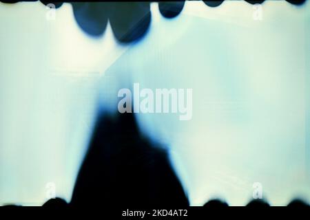 Gestalteten Film Textur Hintergrund mit schweren Getreide, Staub und leichte Undichtigkeit Stockfoto