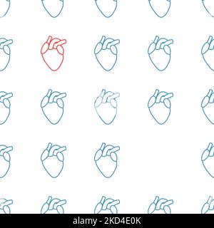 Koronare Herzkrankheit, konzeptuelle Illustration Stockfoto