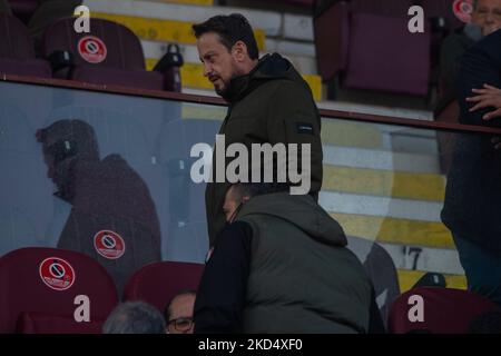 Luca Gallo Präsident von Reggina beim Spiel der italienischen Fußball-Serie B Reggina 1914 gegen AC Perugia am 12. März 2022 im Stadio Oreste Granillo in Reggio Calabria, Italien (Foto: Valentina Giannettoni/LiveMedia/NurPhoto) Stockfoto