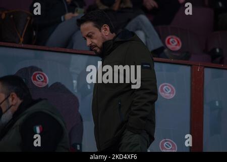 Luca Gallo Präsident von Reggina beim Spiel der italienischen Fußball-Serie B Reggina 1914 gegen AC Perugia am 12. März 2022 im Stadio Oreste Granillo in Reggio Calabria, Italien (Foto: Valentina Giannettoni/LiveMedia/NurPhoto) Stockfoto