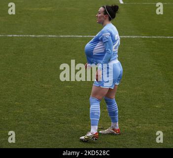 BARNETT, ENGLAND - 13. MÄRZ: Lucy Bronze von Manchester City WFC während der FA Women's Super League zwischen Tottenham Hotspur Women und Manchester City Women, am 13.. März 2022 im Hive Stadium in Barnett, England (Foto by Action Foto Sport/NurPhoto) Stockfoto