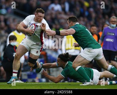 Sam Simmonds of England beim Guinness Six Nations-Spiel zwischen England und Irland, im Twickenham Stadium am 12.. März 2022 in London, England (Foto by Action Foto Sport/NurPhoto) Stockfoto