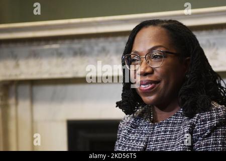 US-Senator Mike Lee (R-UT) trifft sich heute am 09. März 2022 im Russell Senate/Capitol Hill in Washington DC, USA, mit dem Kandidaten des Obersten Gerichtshofs, Ketanji Brown Jackson. (Foto von Lenin Nolly/NurPhoto) Stockfoto