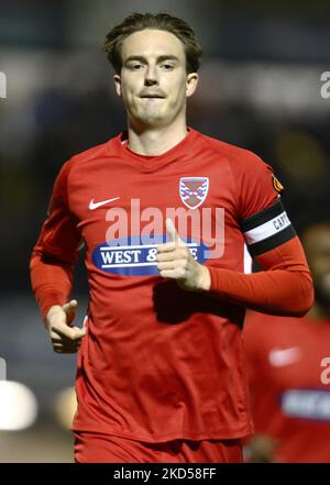 Will Wright von Dagenham & Redbridge während der National League zwischen Southend United und Dagenham und Redbridge am 15.. März 2022 im Roots Hall Stadium, Southend on Seas, Großbritannien (Foto von Action Foto Sport/NurPhoto) Stockfoto