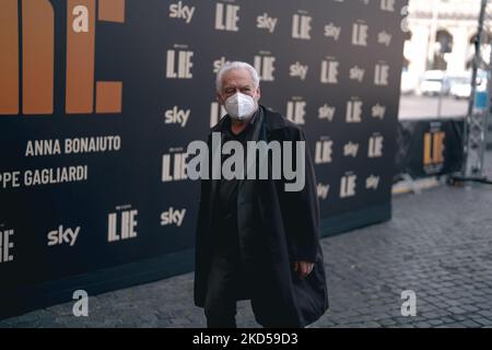 Der Schauspieler Luca Zingaretti nimmt am 16. März 2022 an der Fotoserie Sky 'Il Re' im Space Moderno in Rom, Italien, Teil. (Foto von Luca Carlino/NurPhoto) Stockfoto