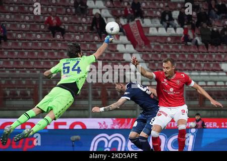 alfonso enrico (Spam n. 54) während des italienischen Fußballspiel Serie B AC Perugia gegen SPAL am 16. März 2022 im Stadio Renato Curi in Perugia, Italien (Foto: Loris Cerquiglini/LiveMedia/NurPhoto) Stockfoto