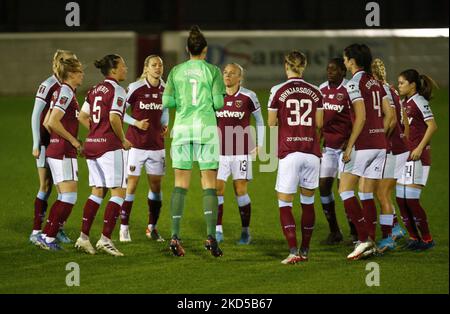 Spieler von West Ham United während eines Trainings im Strahov Training