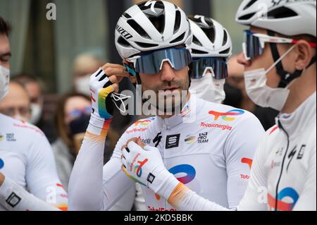 Fabien Grellier (TotalEnergies) während der Street Cycling 103. Ausgabe von Mailand-Turin am 16. März 2022 im Rivoli in Magenta, Italien (Foto: Silvia Colombo/LiveMedia/NurPhoto) Stockfoto