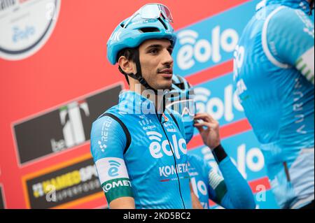 Samuele Rivi (Eolo-Kometa) während der Street Cycling 103. Ausgabe von Mailand-Turin am 16. März 2022 im Rivoli in Magenta, Italien (Foto: Silvia Colombo/LiveMedia/NurPhoto) Stockfoto