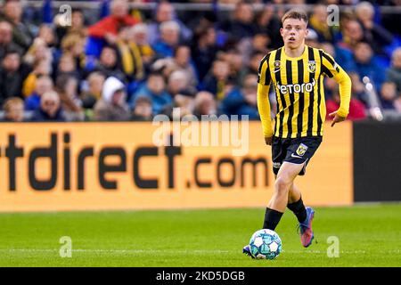 ARNHEM, NIEDERLANDE - 5. NOVEMBER: Enzo Cornelisse von Vitesse während des niederländischen Eredivisie-Spiels zwischen Vitesse und Sparta Rotterdam beim Gelredome am 5. November 2022 in Arnhem, Niederlande (Foto: Rene Nijhuis/Orange Picturs) Stockfoto