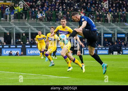 Ivan Perisic (FC Inter) während der italienischen Meisterschaft Serie A Fußballspiel zwischen dem FC Internazionale und ACF Fiorentina am 19. März 2022 im Giuseppe Meazza Stadion in Mailand. (Foto von Luca Rossini/NurPhoto) Stockfoto