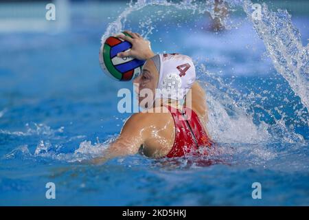 Silvia Avegno (SIS Roma) während des italienischen Wasserballspiels SIS Roma gegen CSS Verona am 19. März 2022 im Polo Acquatico Frecciarossa in Rom, Italien (Foto: Luigi Mariani/LiveMedia/NurPhoto) Stockfoto