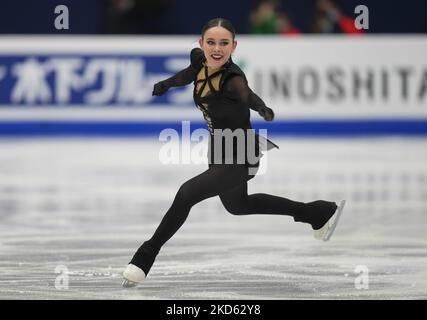 Kailani Craine aus Australien beim Finale der Frauen in der Sud de France Arena, Montpellier, Frankreich, am 25. März 2022. (Foto von Ulrik Pedersen/NurPhoto) Stockfoto