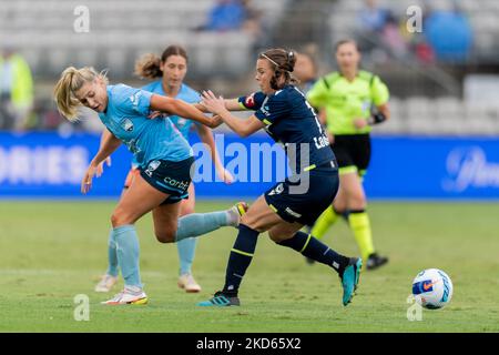 Während des A-League Womens Grand Final Spiels zwischen dem Sydney FC und Melbourne Victory im Netstrata Jubilee Stadium am 27. März 2022 in Sydney, Australien. (Foto von Izhar Khan/NurPhoto) Stockfoto