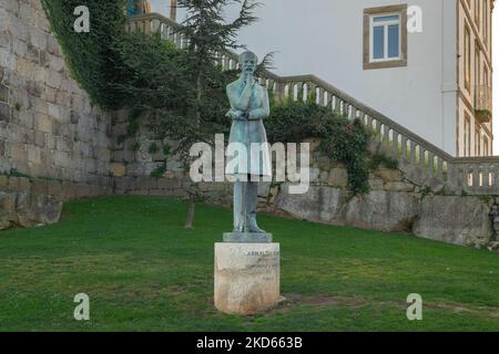 Arnaldo Gama Statue - Porto, Portugal Stockfoto