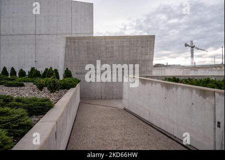 Ottawa, Ontario - 20. Oktober 2022: Das National Holocaust Monument in Ottawa, Ontario im Herbst. Stockfoto