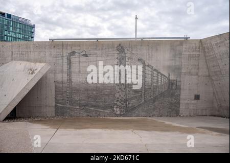 Ottawa, Ontario - 20. Oktober 2022: Das National Holocaust Monument in Ottawa, Ontario im Herbst. Stockfoto