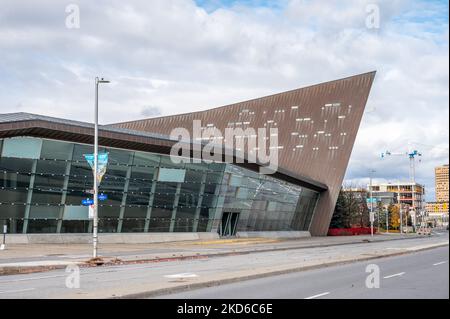 Ottawa, Ontario - 20. Oktober 2022: Außenansicht des National war Museum in Ottawa. Stockfoto