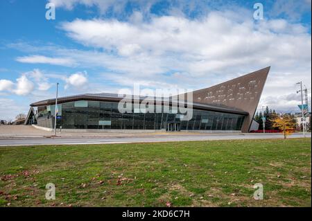 Ottawa, Ontario - 20. Oktober 2022: Außenansicht des National war Museum in Ottawa. Stockfoto