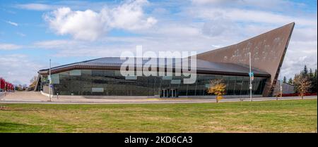 Ottawa, Ontario - 20. Oktober 2022: Außenansicht des National war Museum in Ottawa. Stockfoto