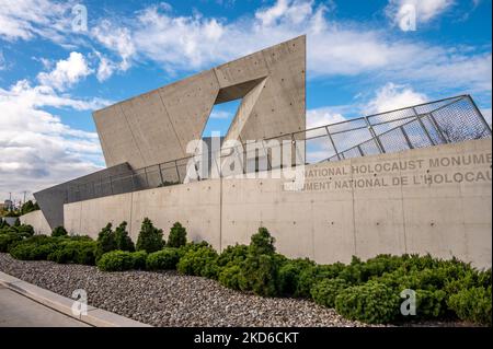 Ottawa, Ontario - 20. Oktober 2022: Das National Holocaust Monument in Ottawa, Ontario im Herbst. Stockfoto