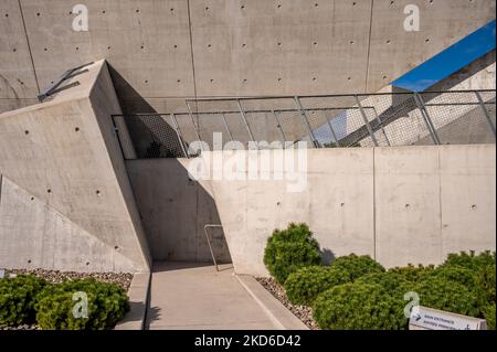 Ottawa, Ontario - 20. Oktober 2022: Das National Holocaust Monument in Ottawa, Ontario im Herbst. Stockfoto